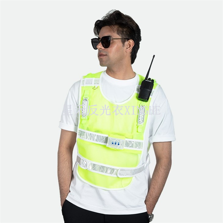 Προσαρμοσμένο γιλέκο ασφαλείας LED Surveyor's Vest