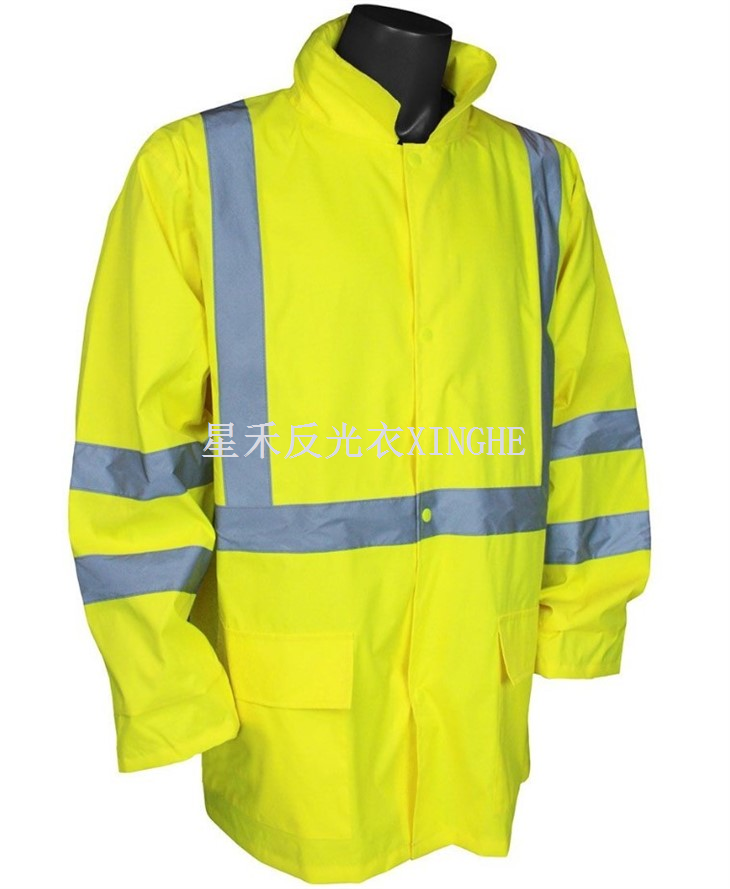 Hi Viz ελαφρύ μπουφάν βροχής